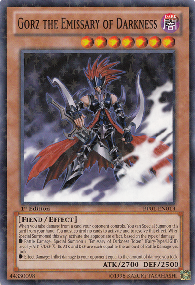 Gorz the Emissary of Darkness [BP01-EN014] Starfoil Rare | Devastation Store