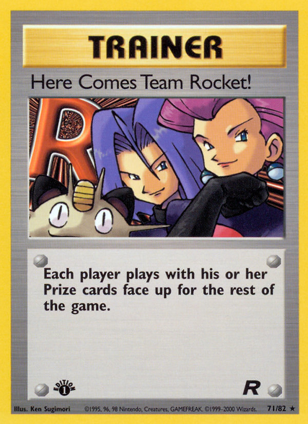 Here Comes Team Rocket! (71/82) [Team Rocket 1st Edition] | Devastation Store