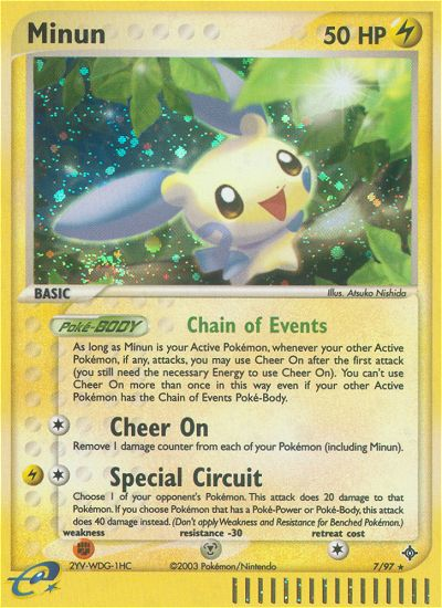 Minun (7/97) [EX: Dragon] | Devastation Store