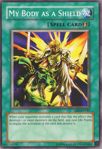 My Body as a Shield [DR1-EN147] Common | Devastation Store