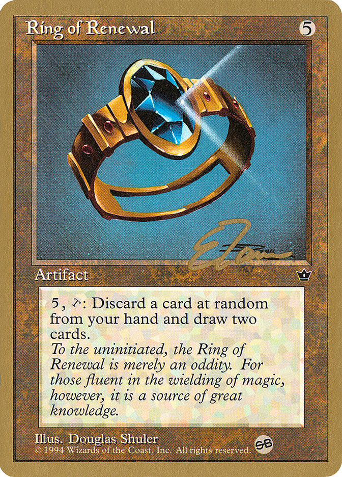 Ring of Renewal (Eric Tam) (SB) [Pro Tour Collector Set] | Devastation Store