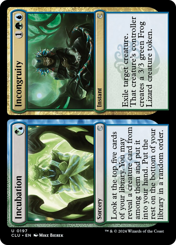 Incubation // Incongruity [Ravnica: Clue Edition] | Devastation Store