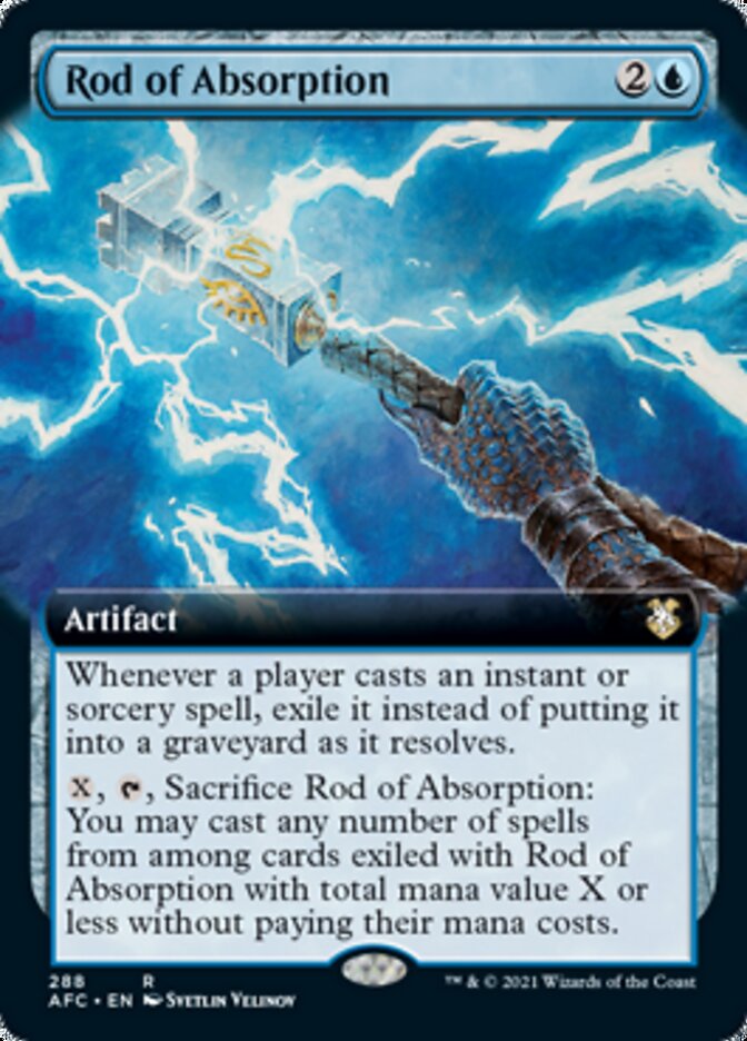 Rod of Absorption (Extended) [Dungeons & Dragons: Adventures in the Forgotten Realms Commander] | Devastation Store