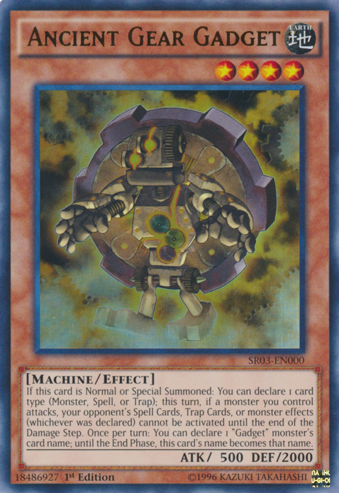 Ancient Gear Gadget [SR03-EN000] Ultra Rare | Devastation Store