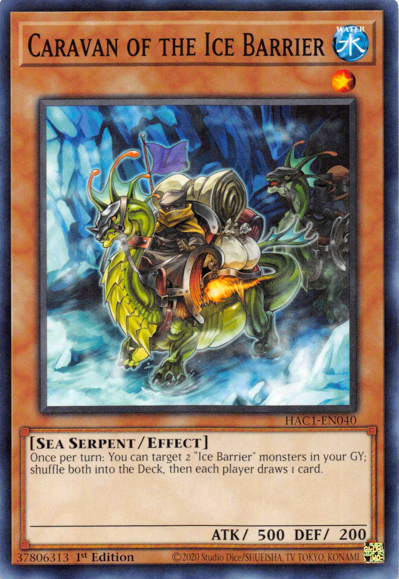 Caravan of the Ice Barrier (Duel Terminal) [HAC1-EN040] Parallel Rare | Devastation Store