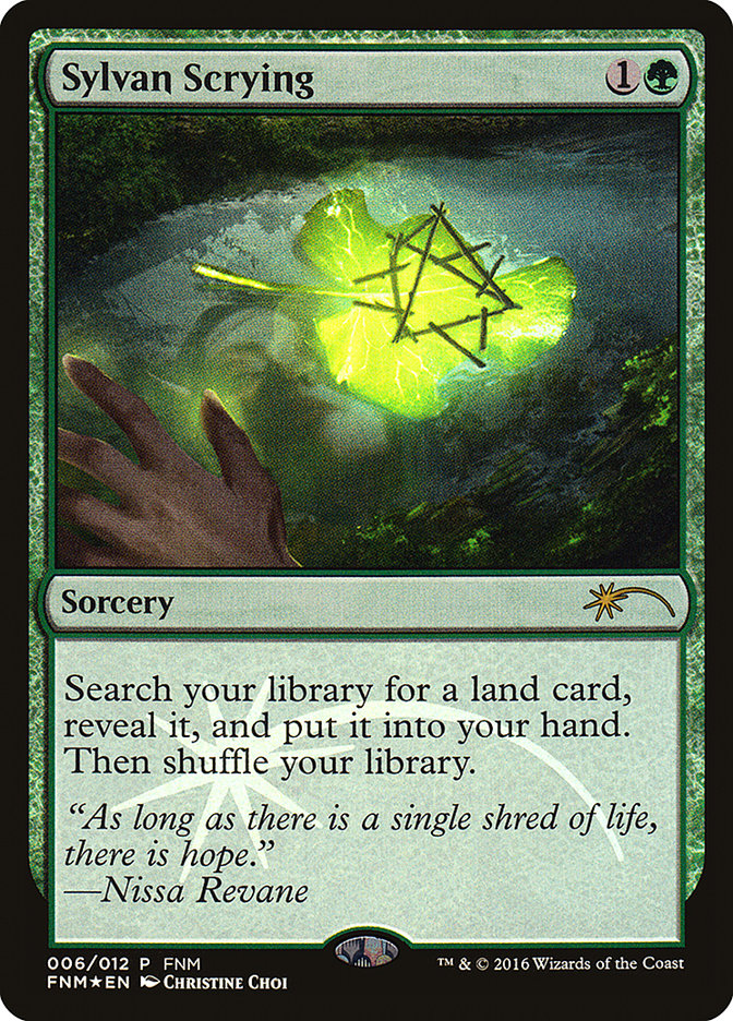 Sylvan Scrying [Friday Night Magic 2016] - Devastation Store | Devastation Store