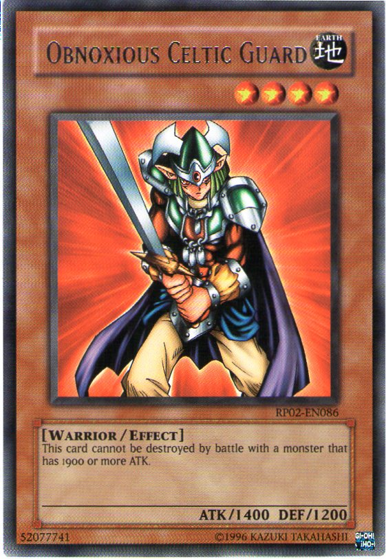 Obnoxious Celtic Guard [RP02-EN086] Rare | Devastation Store
