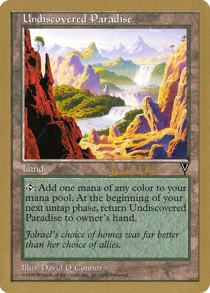 Undiscovered Paradise (Janosch Kuhn) [World Championship Decks 1997] | Devastation Store