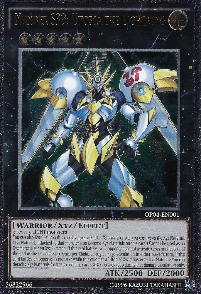 Number S39: Utopia the Lightning [OP04-EN001] Ultimate Rare | Devastation Store