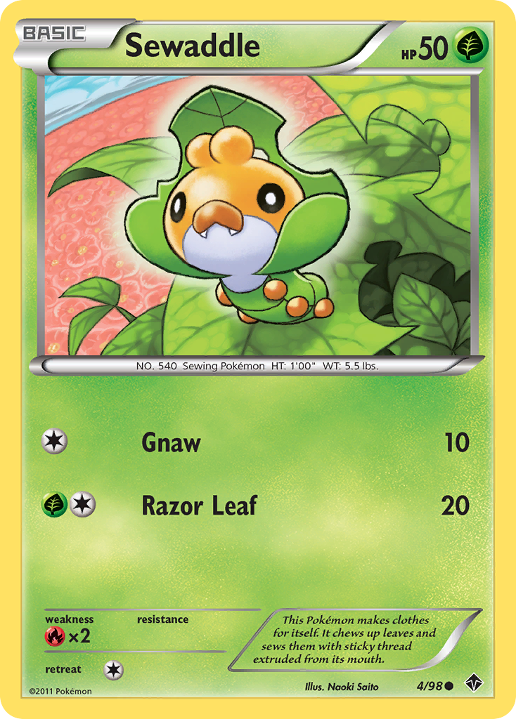 Sewaddle (4/98) [Black & White: Emerging Powers] | Devastation Store