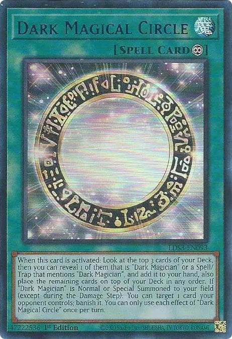 Dark Magical Circle (Blue) [LDS3-EN093] Ultra Rare | Devastation Store