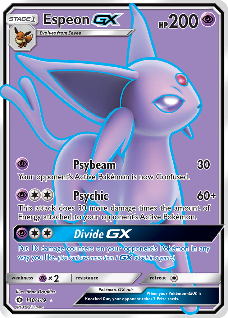 Espeon GX (140/149) [Sun & Moon: Base Set] | Devastation Store