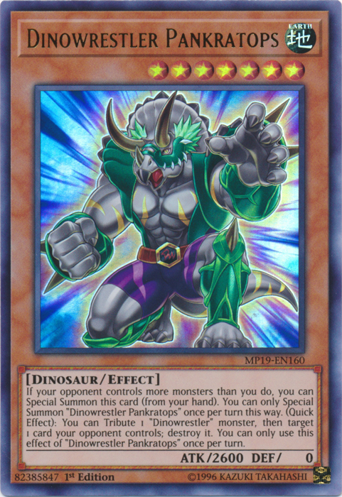 Dinowrestler Pankratops [MP19-EN160] Ultra Rare | Devastation Store