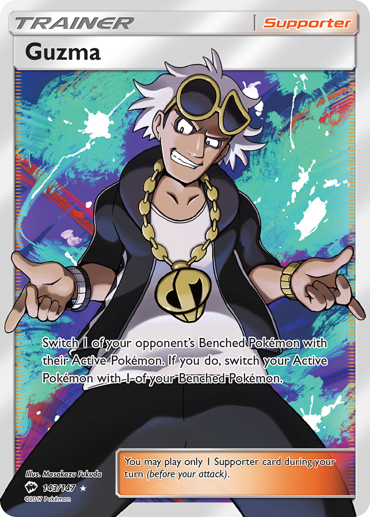 Guzma (143/147) [Sun & Moon: Burning Shadows] | Devastation Store