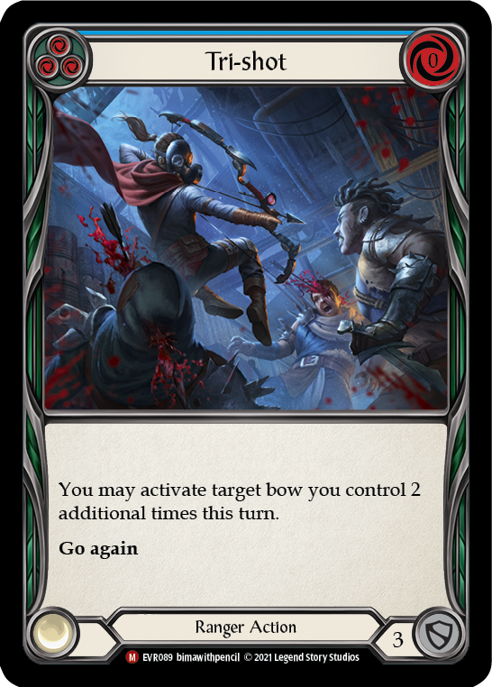 Tri-shot [EVR089] (Everfest)  1st Edition Rainbow Foil | Devastation Store