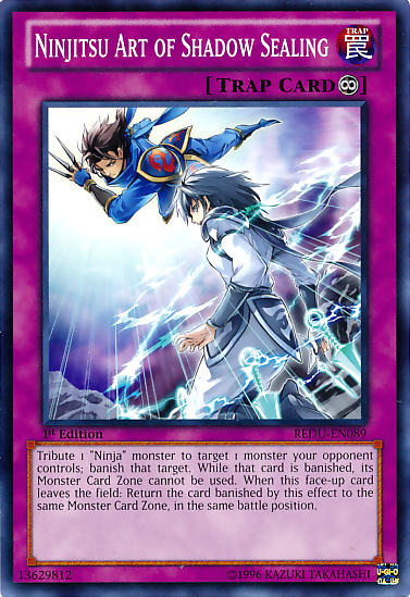 Ninjitsu Art of Shadow Sealing [REDU-EN089] Common | Devastation Store