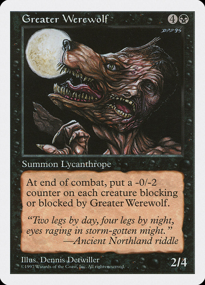 Greater Werewolf [Fifth Edition] - Devastation Store | Devastation Store