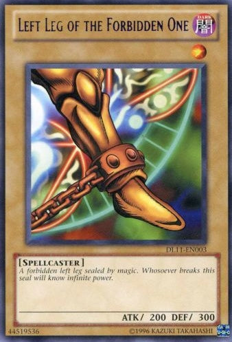 Left Leg of the Forbidden One (Purple) [DL11-EN003] Rare | Devastation Store