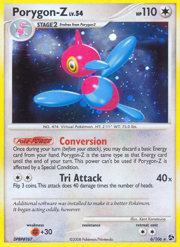 Porygon Z (6/106) (Theme Deck Exclusive) [Diamond & Pearl: Great Encounters] | Devastation Store