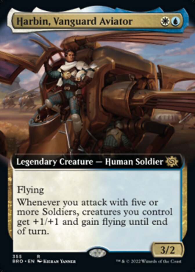 Harbin, Vanguard Aviator (Extended Art) [The Brothers' War] | Devastation Store
