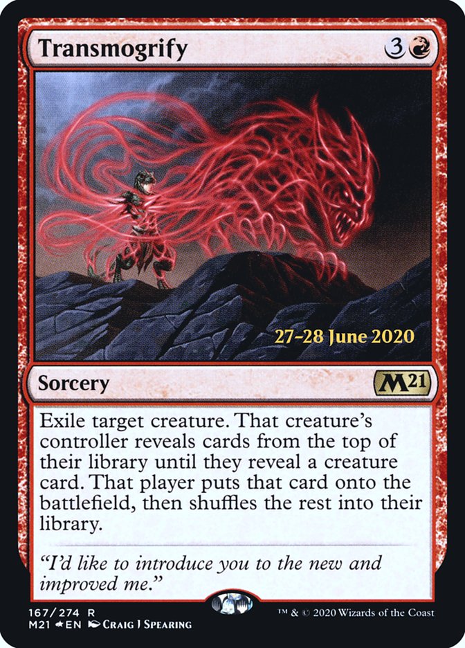 Transmogrify  [Core Set 2021 Prerelease Promos] | Devastation Store