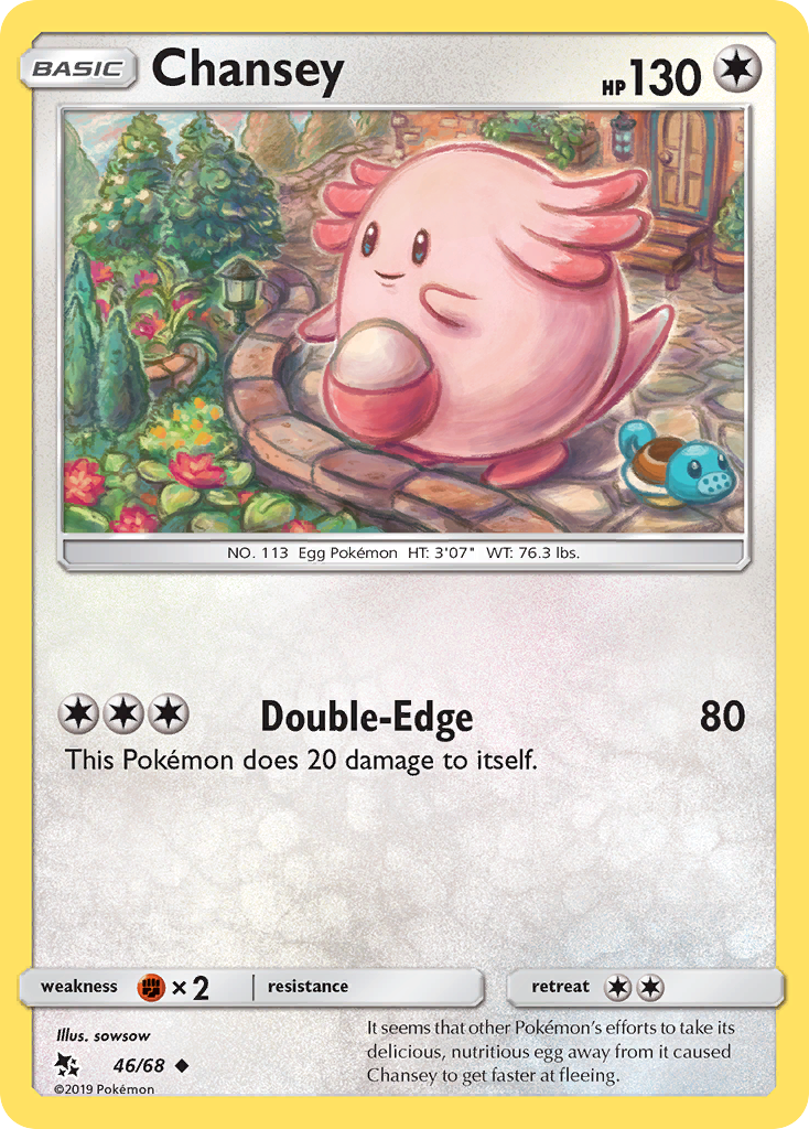 Chansey (46/68) [Sun & Moon: Hidden Fates] | Devastation Store