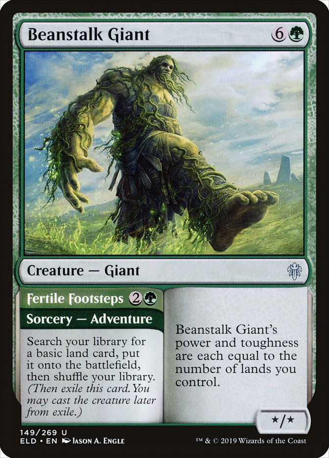 Beanstalk Giant // Fertile Footsteps [Throne of Eldraine] | Devastation Store