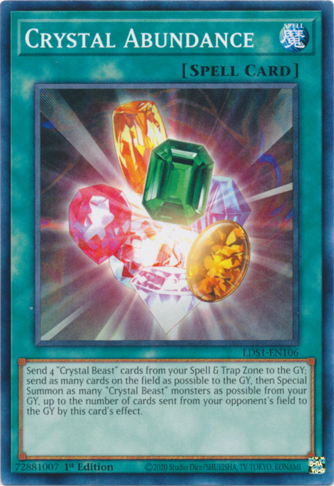 Crystal Abundance [LDS1-EN106] Common | Devastation Store