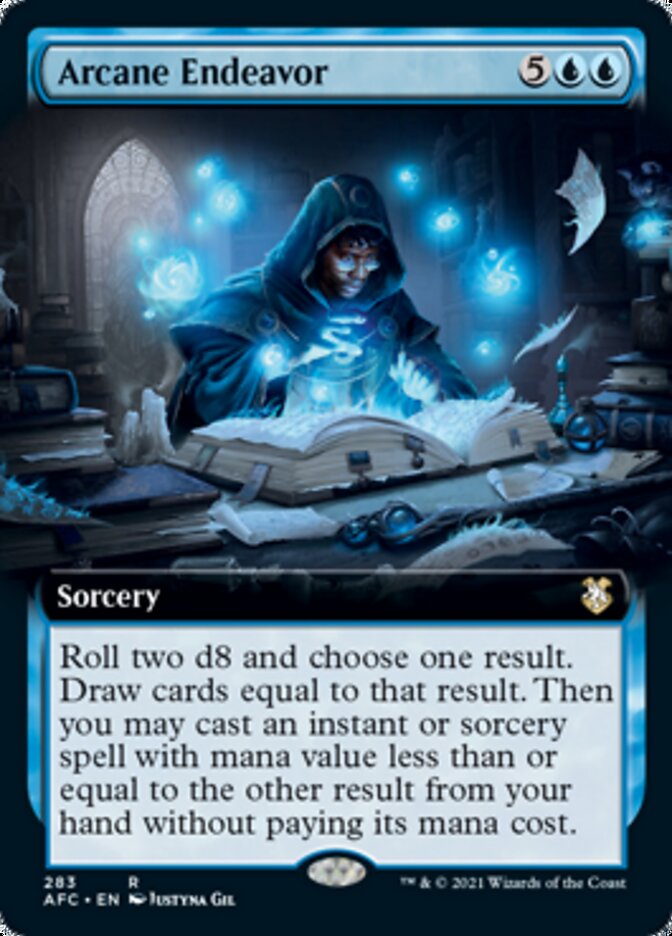 Arcane Endeavor (Extended) [Dungeons & Dragons: Adventures in the Forgotten Realms Commander] | Devastation Store