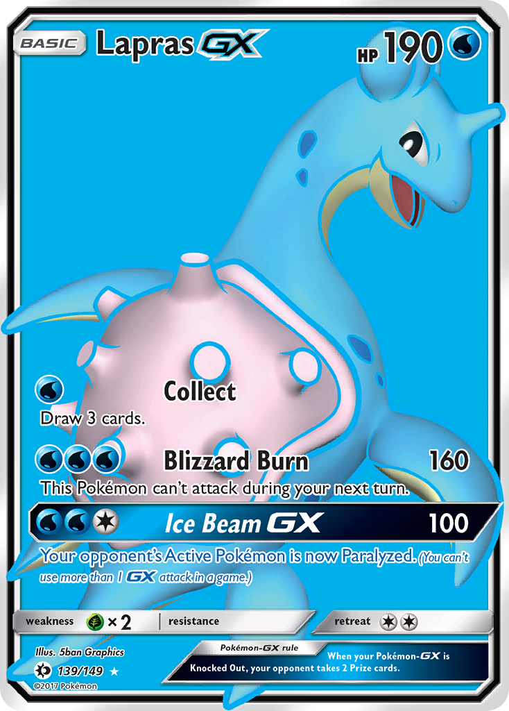 Lapras GX (139/149) [Sun & Moon: Base Set] | Devastation Store