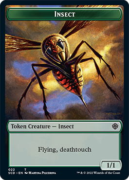 Insect // Cat Double-Sided Token [Starter Commander Decks] | Devastation Store