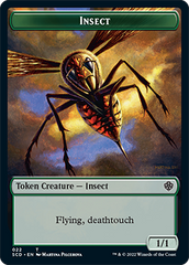 Insect // Cat Double-Sided Token [Starter Commander Decks] | Devastation Store