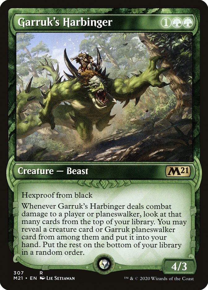 Garruk's Harbinger (Showcase) [Core Set 2021] | Devastation Store