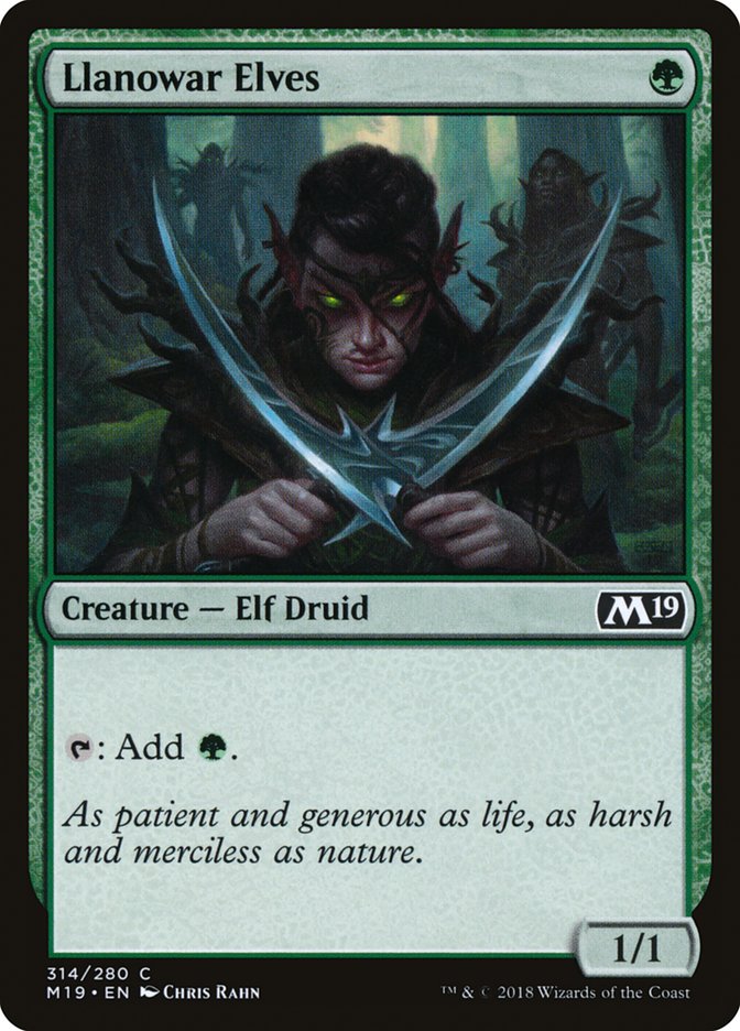 Llanowar Elves [Core Set 2019] - Devastation Store | Devastation Store