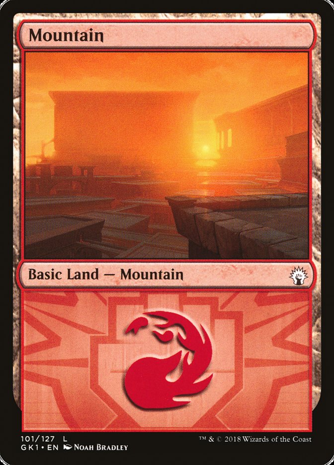 Mountain (101) [Guilds of Ravnica Guild Kit] | Devastation Store