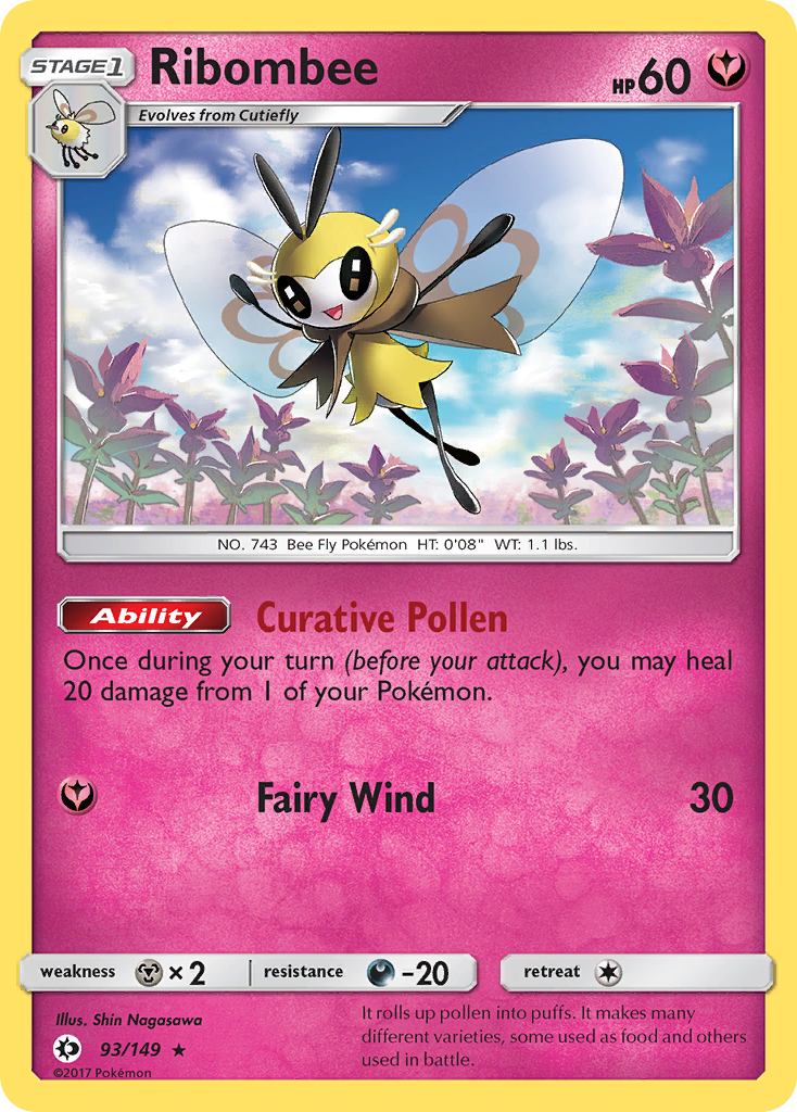 Ribombee (93/149) [Sun & Moon: Base Set] | Devastation Store