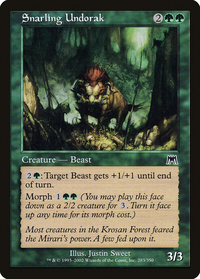 Snarling Undorak [Onslaught] - Devastation Store | Devastation Store