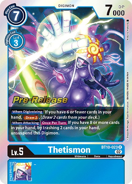 Thetismon [BT10-023] [Xros Encounter Pre-Release Cards] | Devastation Store