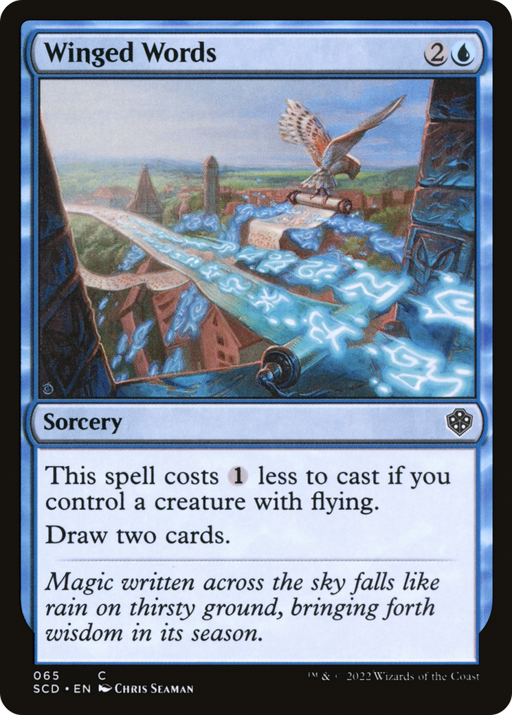 Winged Words [Starter Commander Decks] | Devastation Store