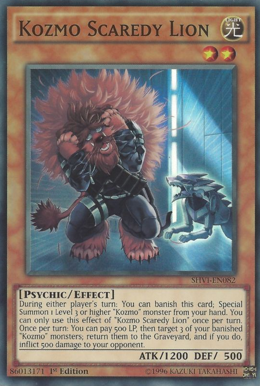Kozmo Scaredy Lion [SHVI-EN082] Super Rare | Devastation Store