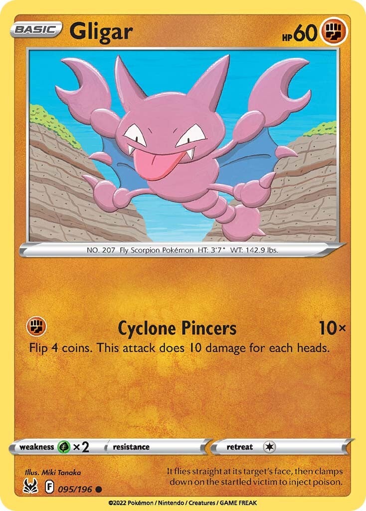 Gligar (095/196) [Sword & Shield: Lost Origin] | Devastation Store