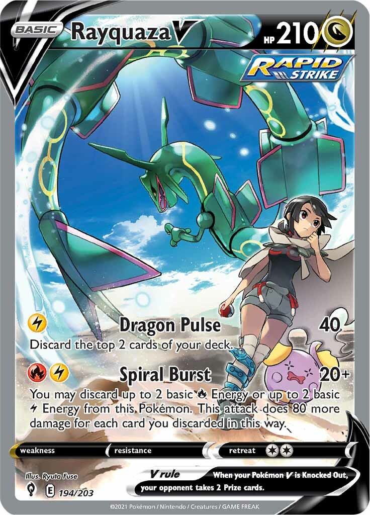 Rayquaza V (194/203) [Sword & Shield: Evolving Skies] | Devastation Store