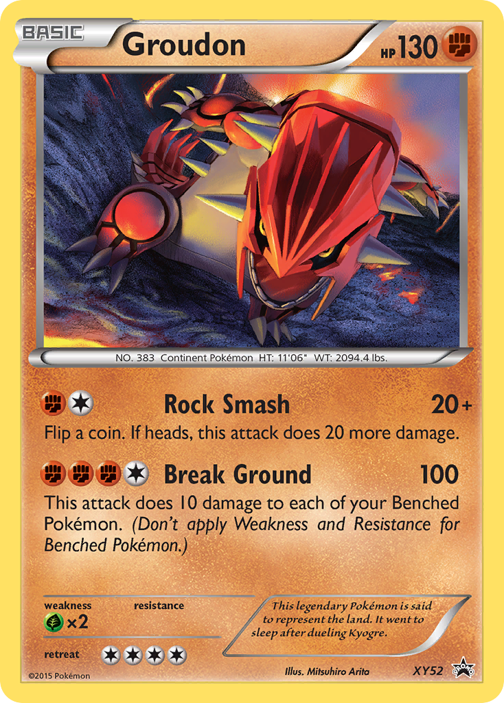 Groudon (XY52) [XY: Black Star Promos] | Devastation Store