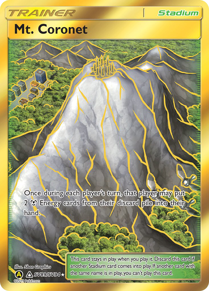 Mt. Coronet (SV89/SV94) [Sun & Moon: Hidden Fates - Shiny Vault] | Devastation Store