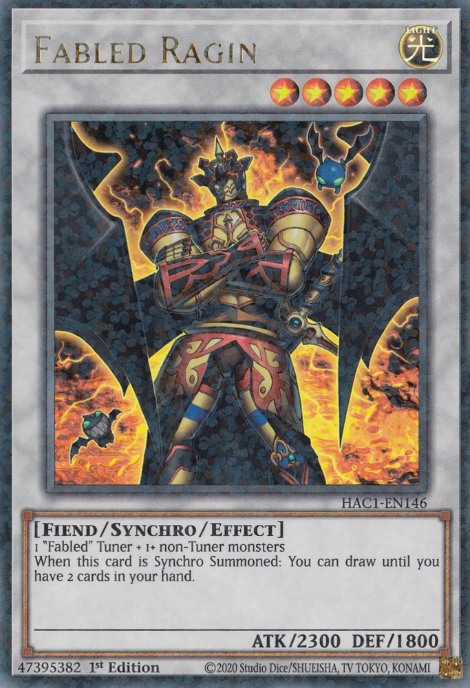 Fabled Ragin (Duel Terminal) [HAC1-EN146] Parallel Rare | Devastation Store