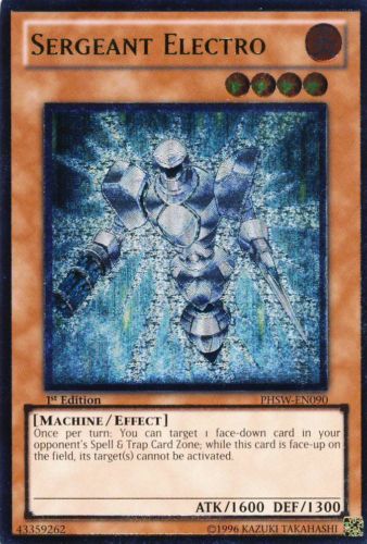 Sergeant Electro [PHSW-EN090] Ultimate Rare | Devastation Store