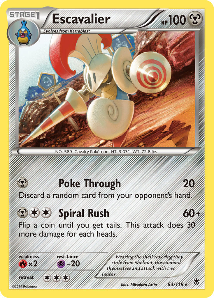 Escavalier (64/119) [XY: Phantom Forces] | Devastation Store