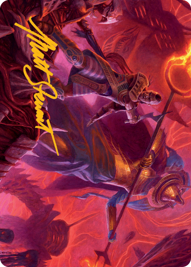 Djeru and Hazoret Art Card (Gold-Stamped Signature) [March of the Machine Art Series] | Devastation Store