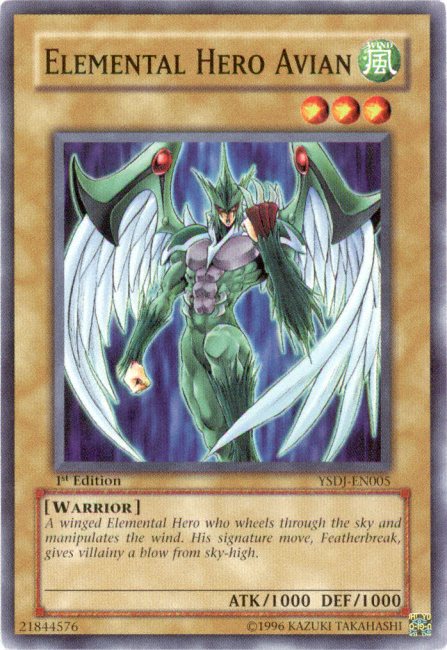 Elemental HERO Avian [YSDJ-EN005] Common | Devastation Store