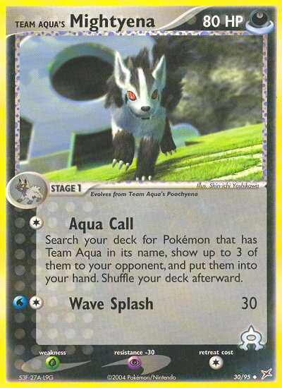 Team Aqua's Mightyena (30/95) [EX: Team Magma vs Team Aqua] | Devastation Store